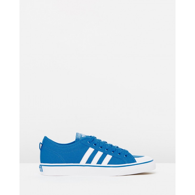 Nizza - Unisex Bright Blue & Off-White by Adidas Originals