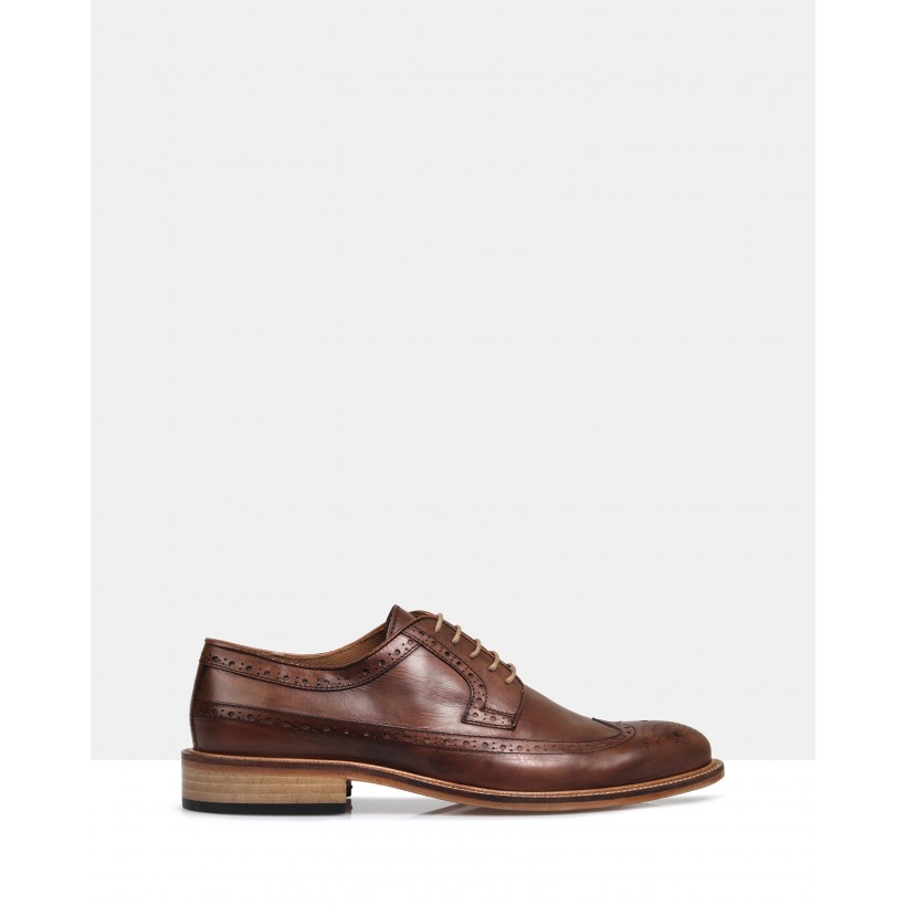 Noah Leather Brogues Brown by Brando