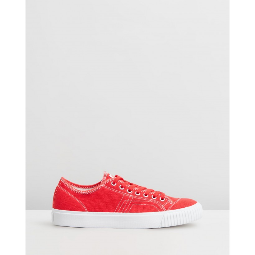 OK Basketball Lo - Unisex Classic Red by Onitsuka Tiger