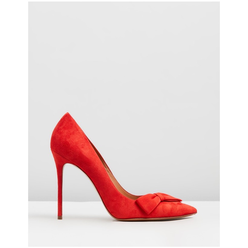 Olivia Red Suede by Pura Lopez