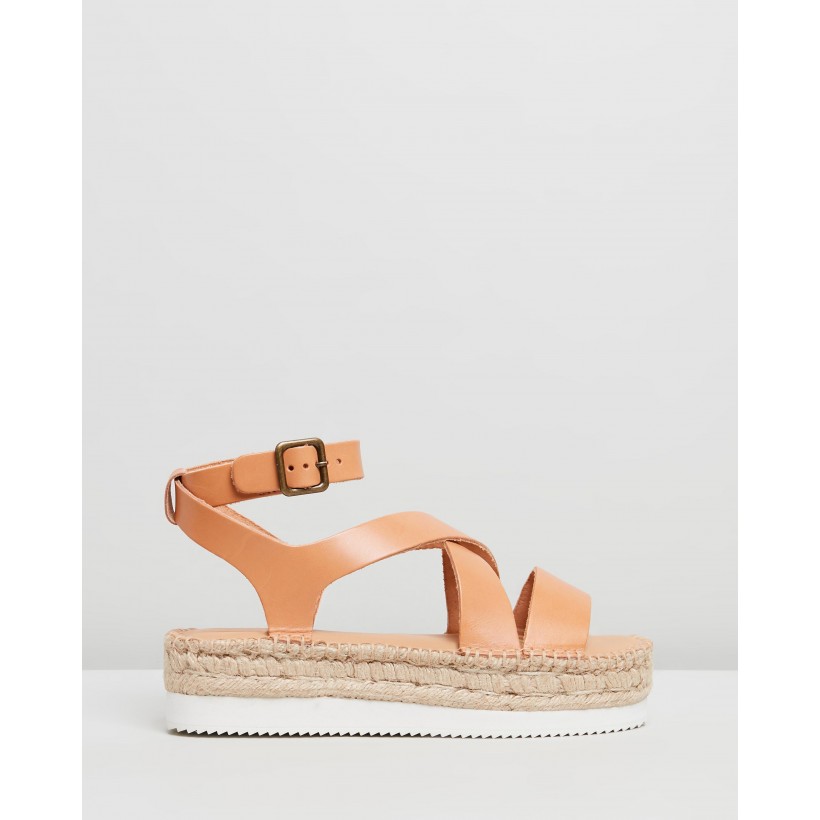 Olympia Espadrille Sandals Tan by Soludos