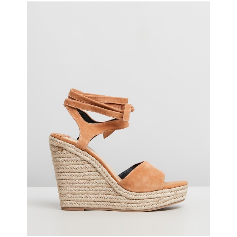 Ophelia Light Tan Suede by Siren