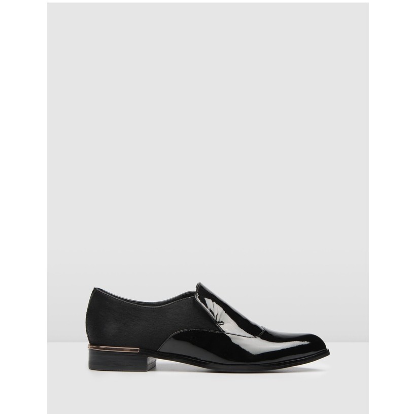 Outpost Loafers Black Patent by Jo Mercer