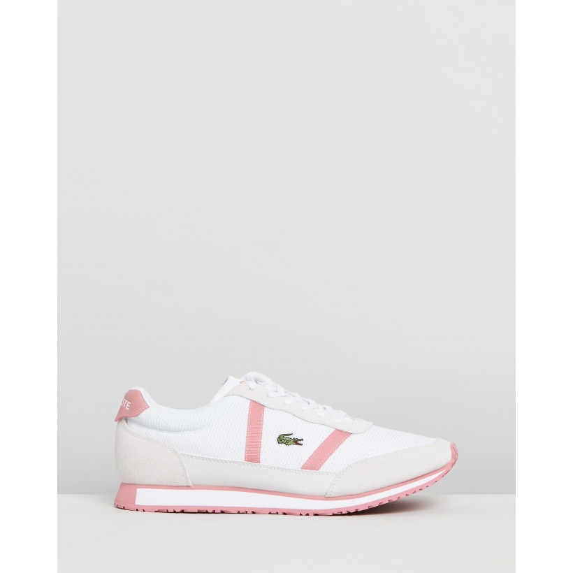 Partner - Women's White & Pink by Lacoste