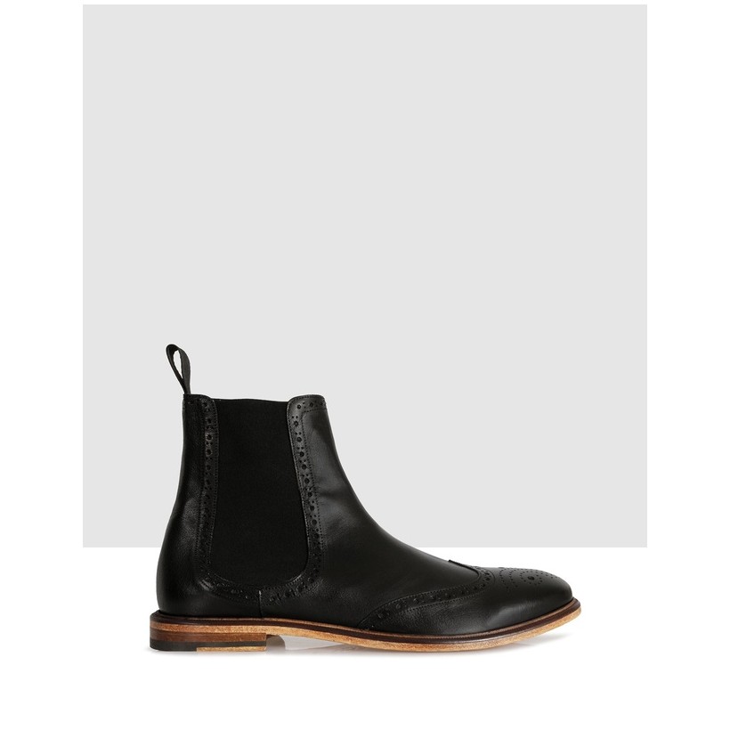 Paul Ankle Boots Nero by Brando