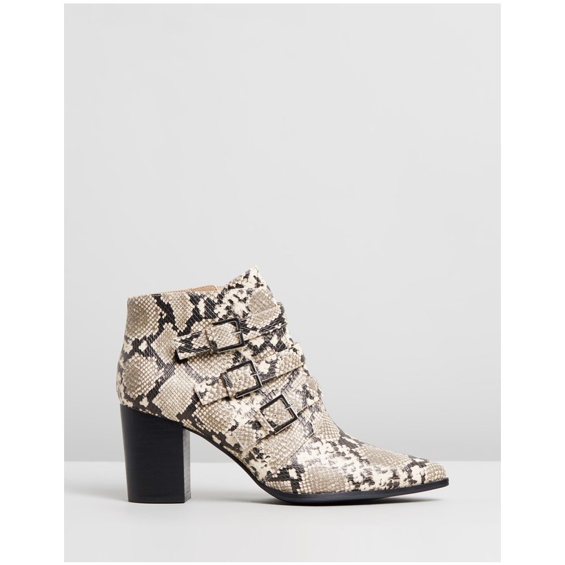 Penelope Ankle Boots Snakeskin by Spurr