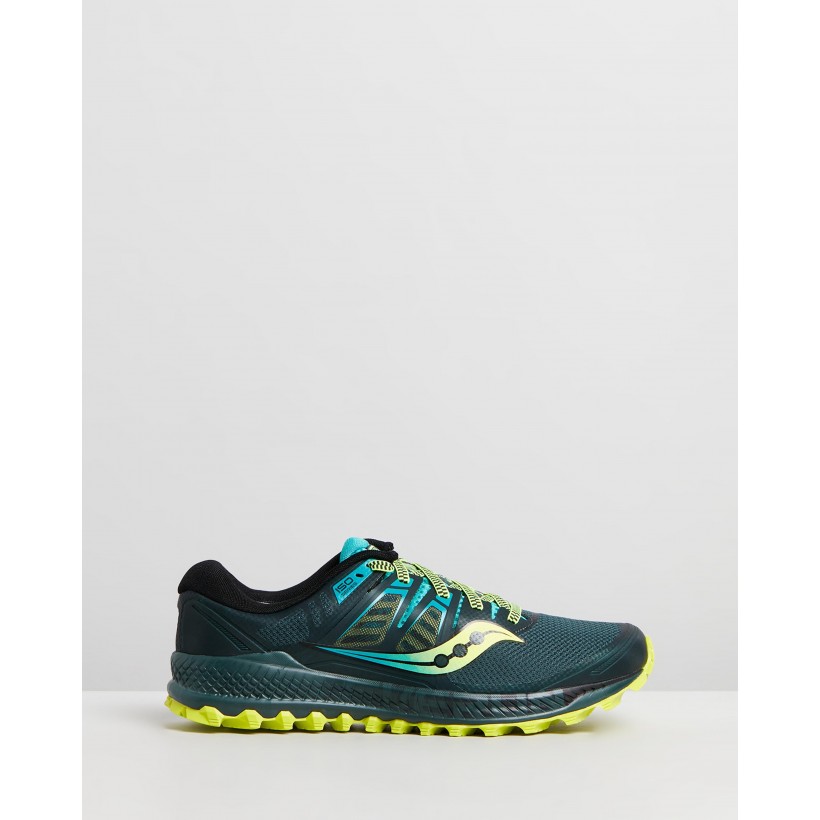 Peregrine ISO - Men's Green & Teal by Saucony