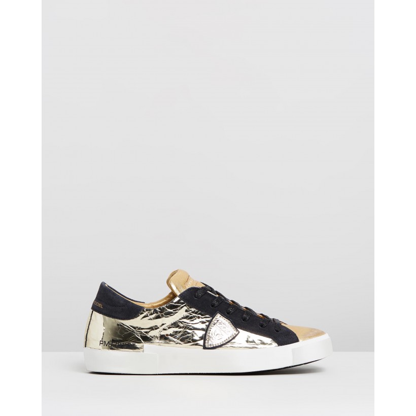PRLD Sneakers Gold Mirror by Philippe Model