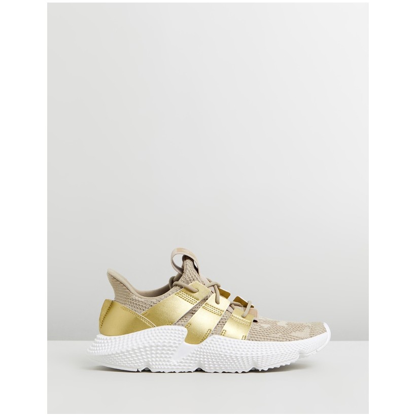 Prophere - Women's Raw Gold, Gold Met & FTWR White by Adidas Originals
