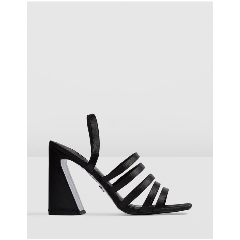 Ray Strappy Sandals Black by Topshop