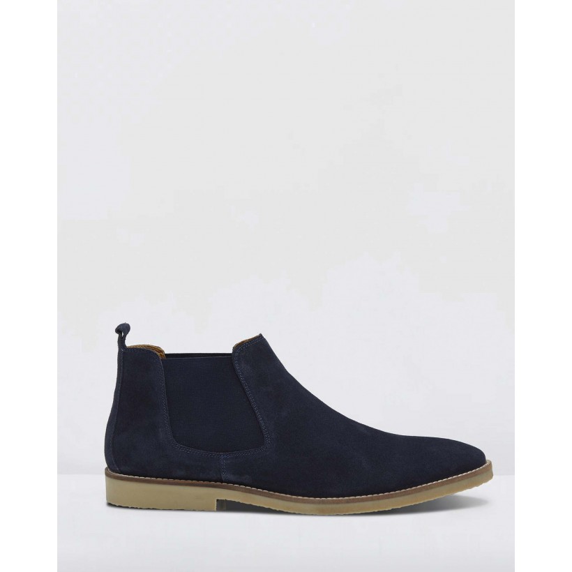 Renny Boots Navy by Oxford