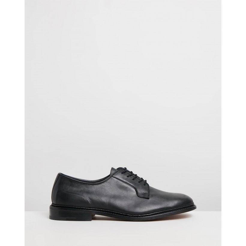 Robert Derby Shoes Olivvia Black Oily by Trickers