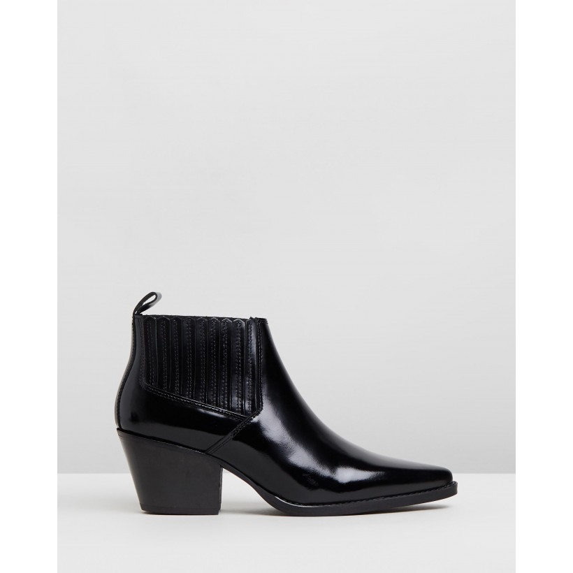 Roma Ankle Boots Black by M.N.G