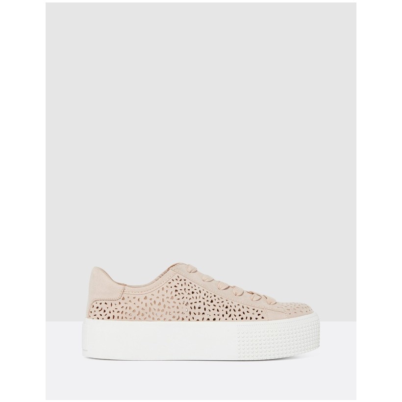 Rosie Flatform Trainers Pink by Forever New