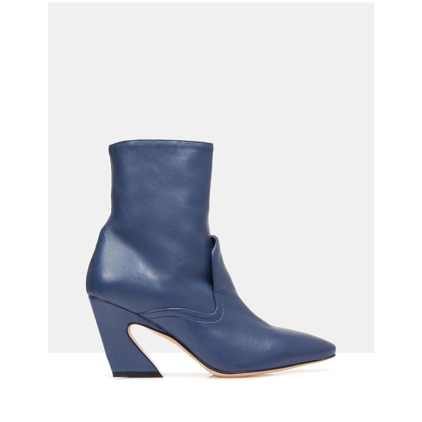 Ross Ankle Boots Blue by Beau Coops