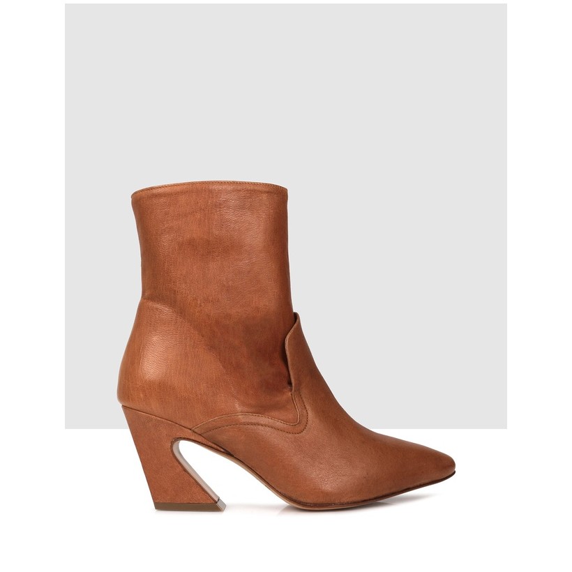 Ross Ankle Boots Brown by Beau Coops