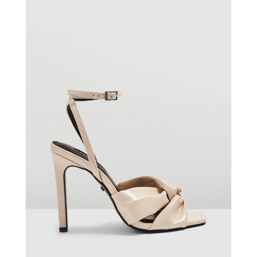 Rumba Patent Sandals Ivory by Topshop