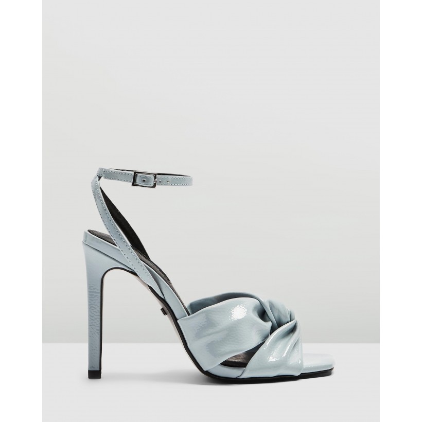 Rumba Patent Sandals Light Blue by Topshop
