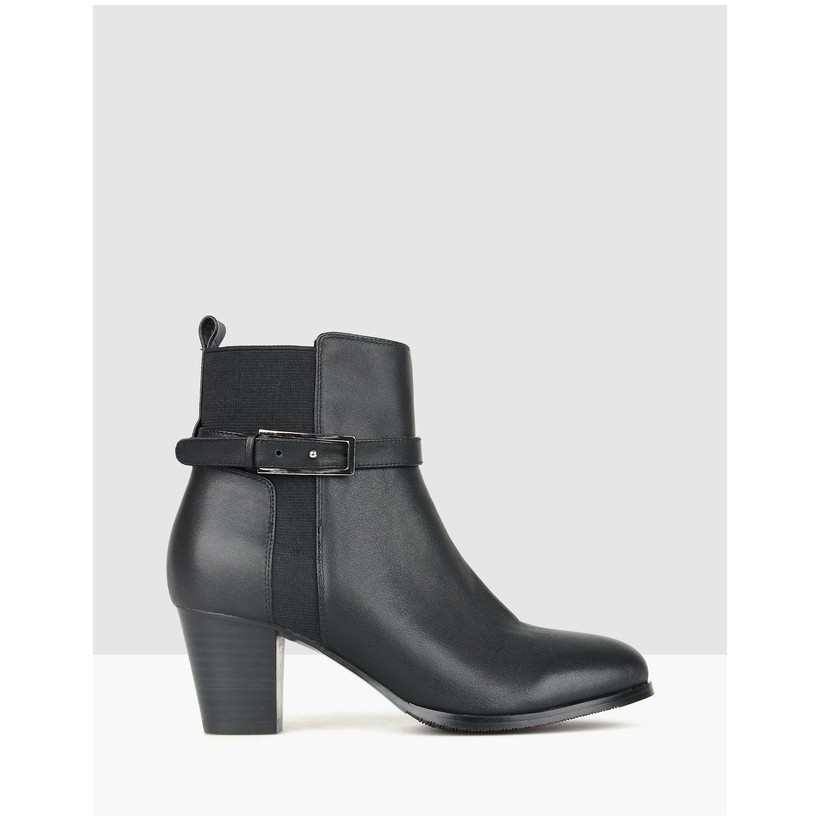 Sally Dual Fit Ankle Boots Black by Airflex