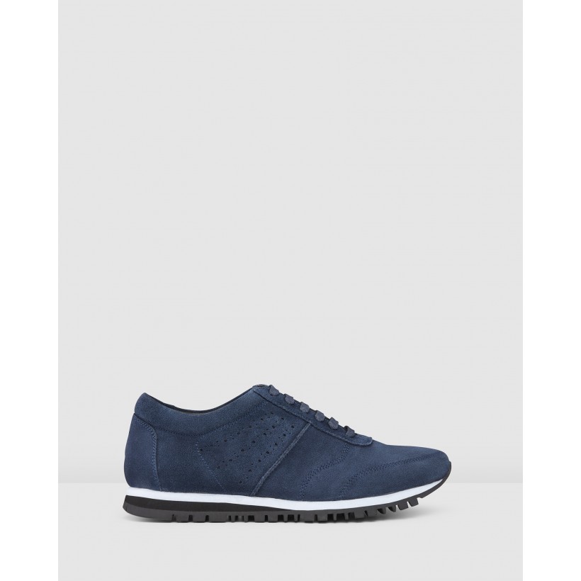 Sampson Sneakers Navy by Aq By Aquila