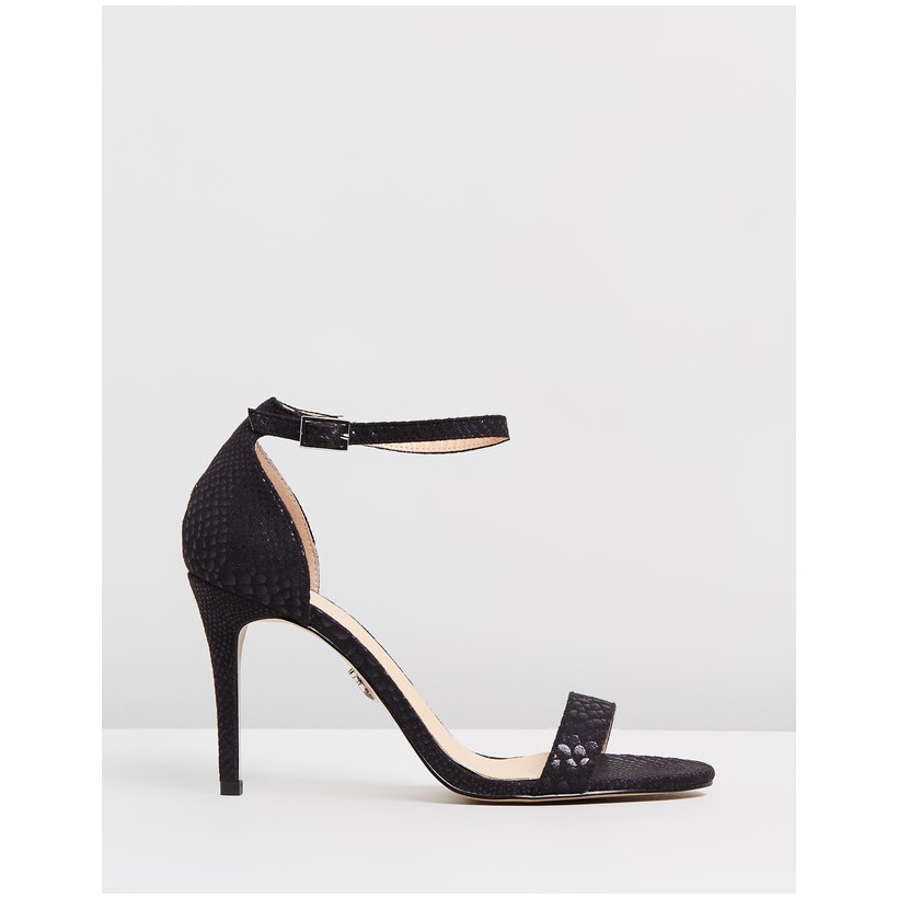 Simple Barely There Heels Black by Lipsy