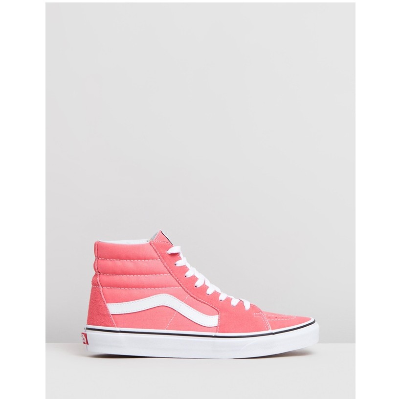 Sk8-Hi - Women's Strawberry Pink & True White by Vans