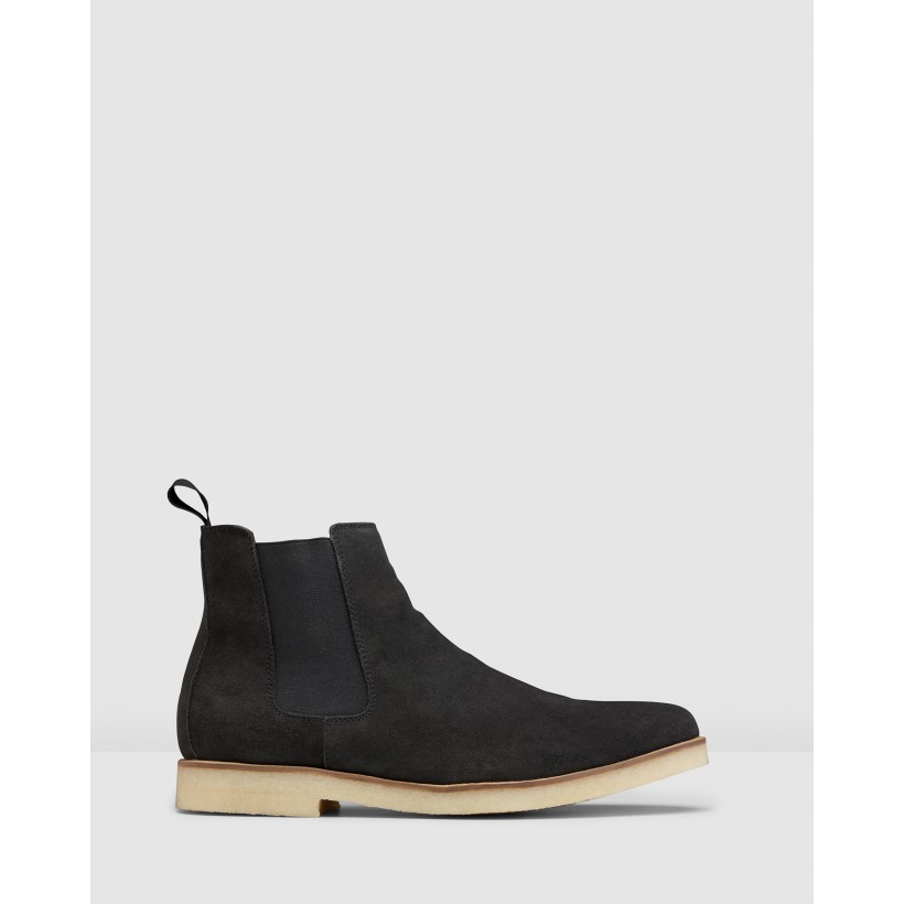 Soho Chelsea Boots Charcoal by Aq By Aquila