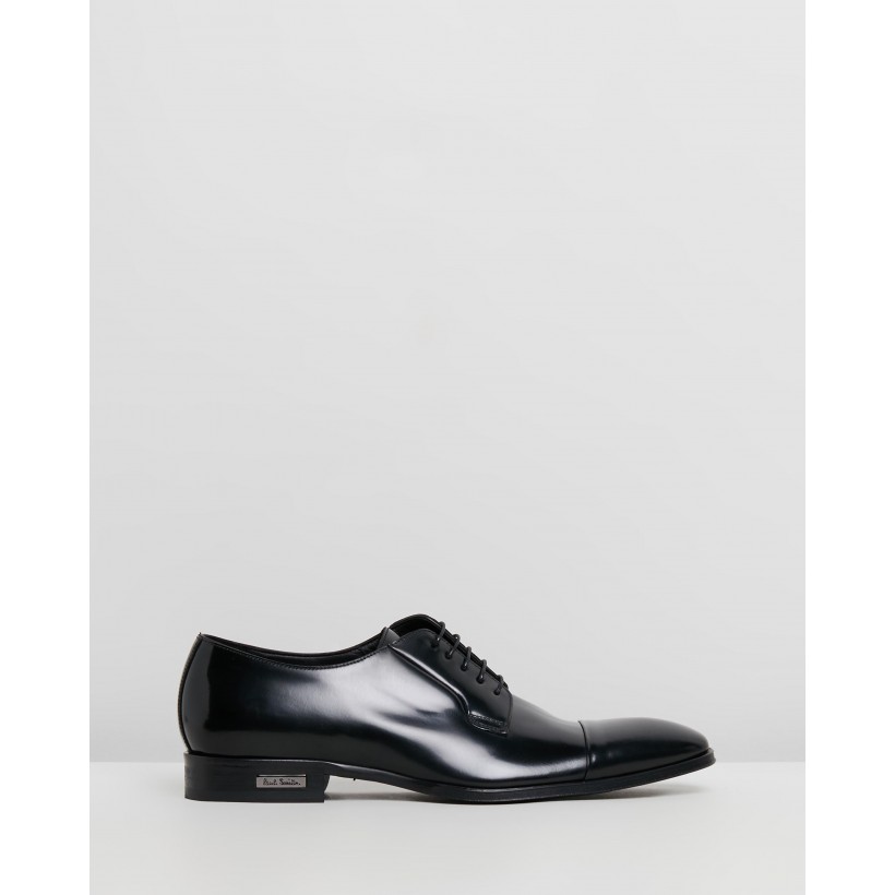 Spencer Derby Shoes Black by Paul Smith