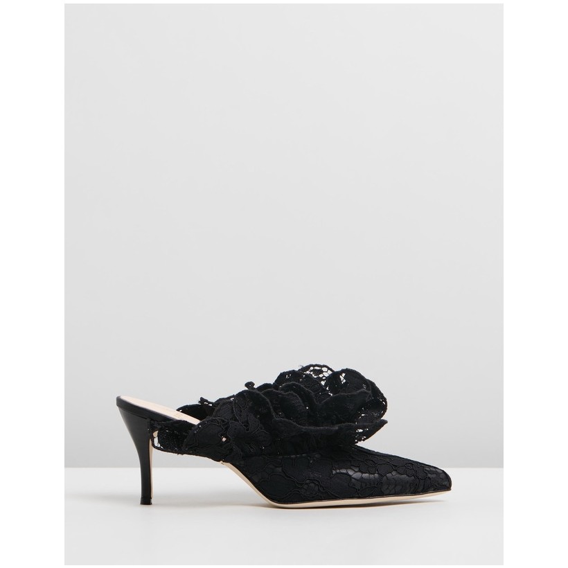 Stell Mules Black by Brother Vellies