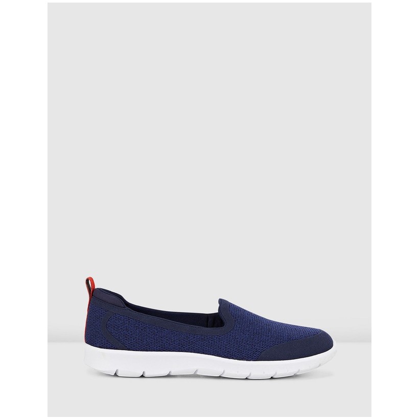 Step Allena Lo Navy Textile by Clarks