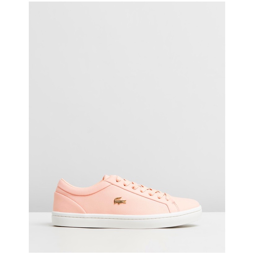 Straightset 119 Sneakers - Women's Natural & Off-White by Lacoste
