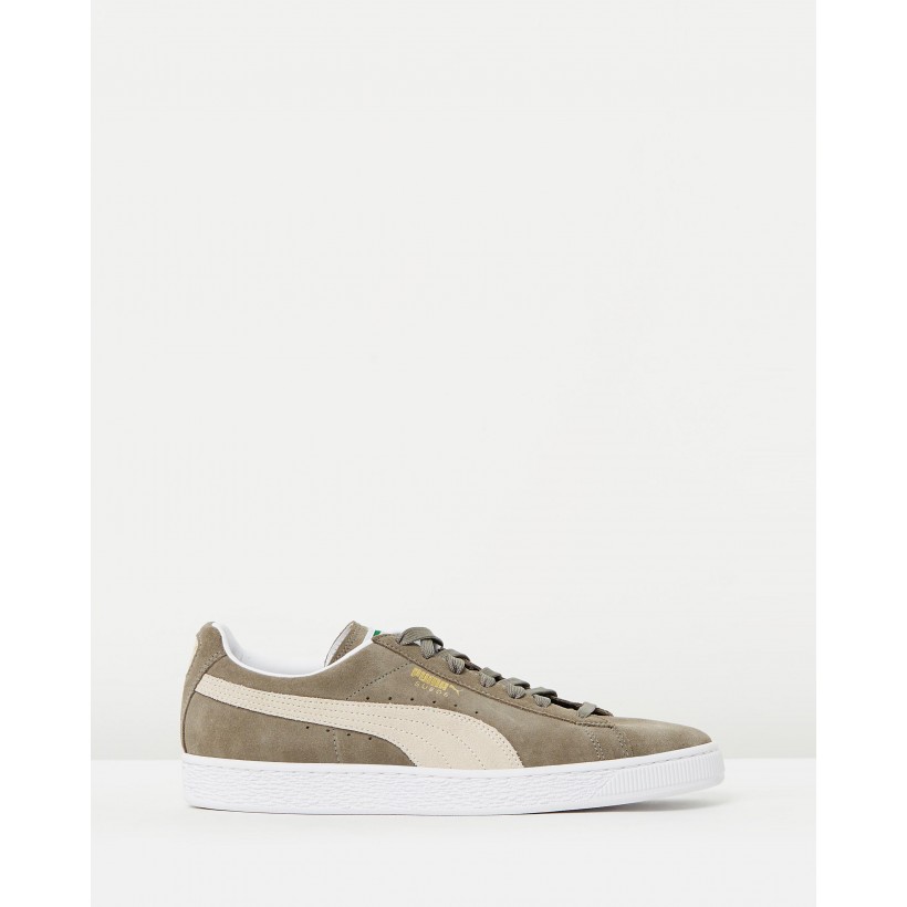 Suede Classic - Unisex Steeple Grey & White by Puma