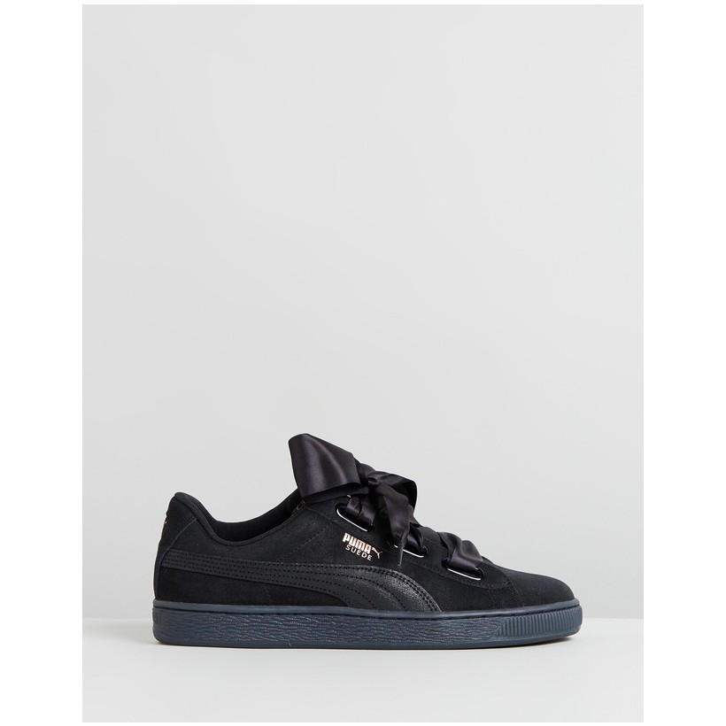 Suede Heart Artica - Women's Puma Black by Puma