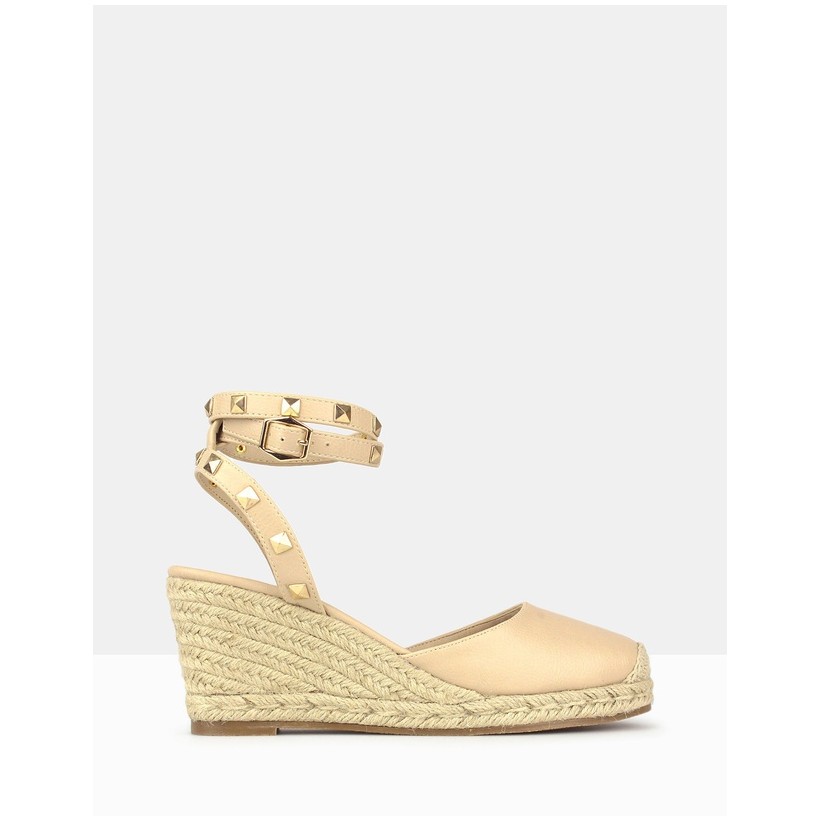 Summer Wedge Espadrilles Nude by Betts