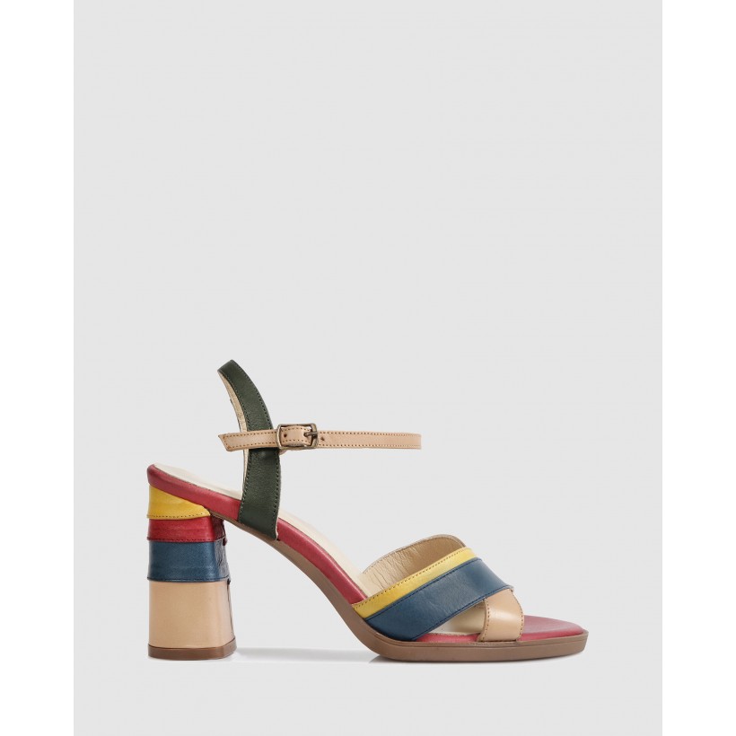 Suzanne Heeled Sandals Multi by S By Sempre Di