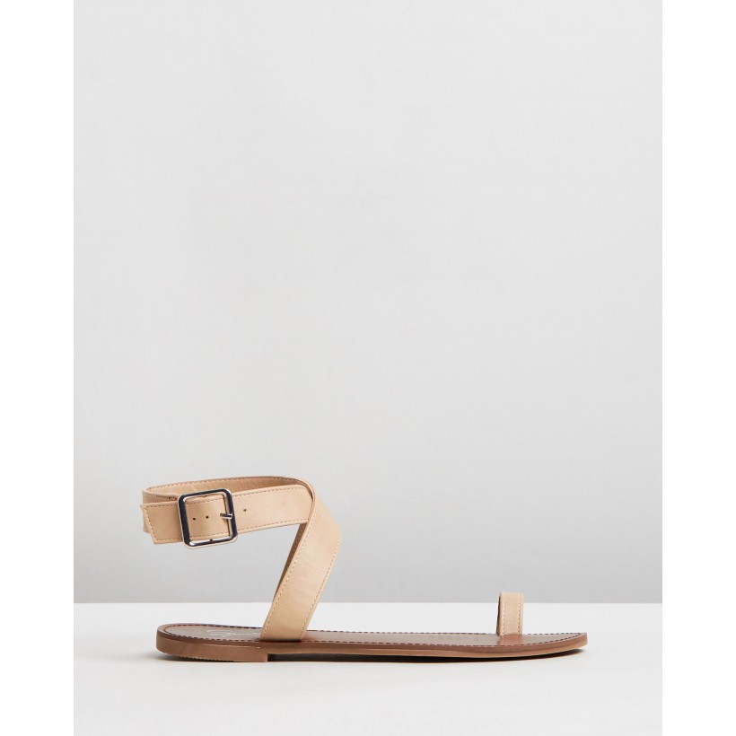 Tanya Sandals Nude Smooth by Spurr