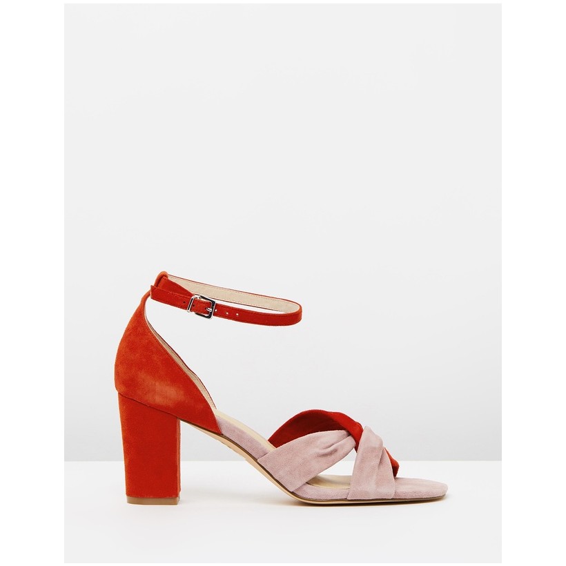 Thalia Red Multi Suede by Nude