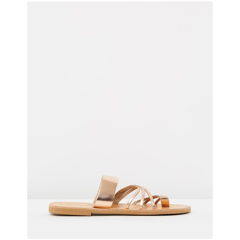 Thalia Sandals Rose Gold by Ammos