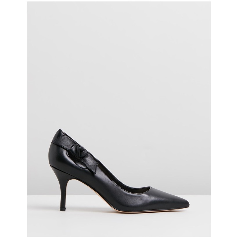 Thayer Black Leather by Nine West