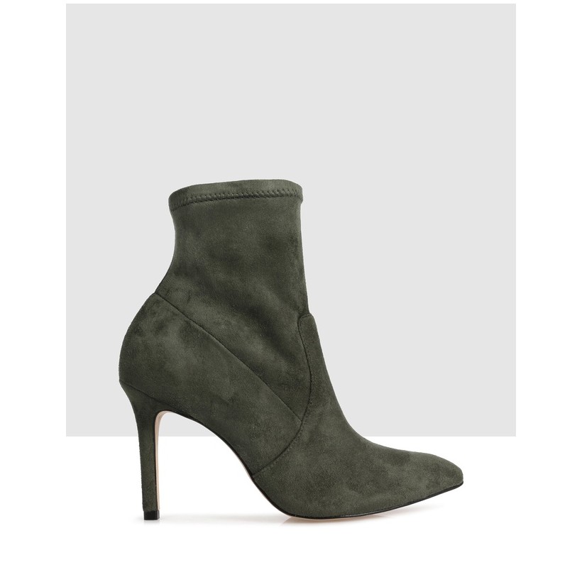 Tierra Ankle Boots Green by Sempre Di