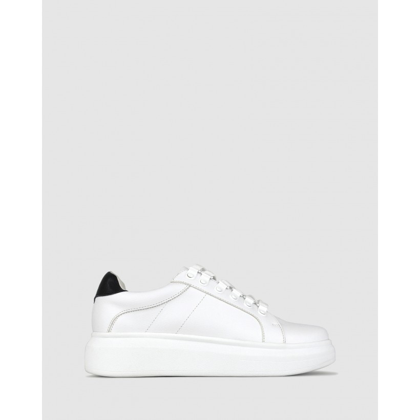 Tobie Lifestyle Sneakers White/Black by Betts