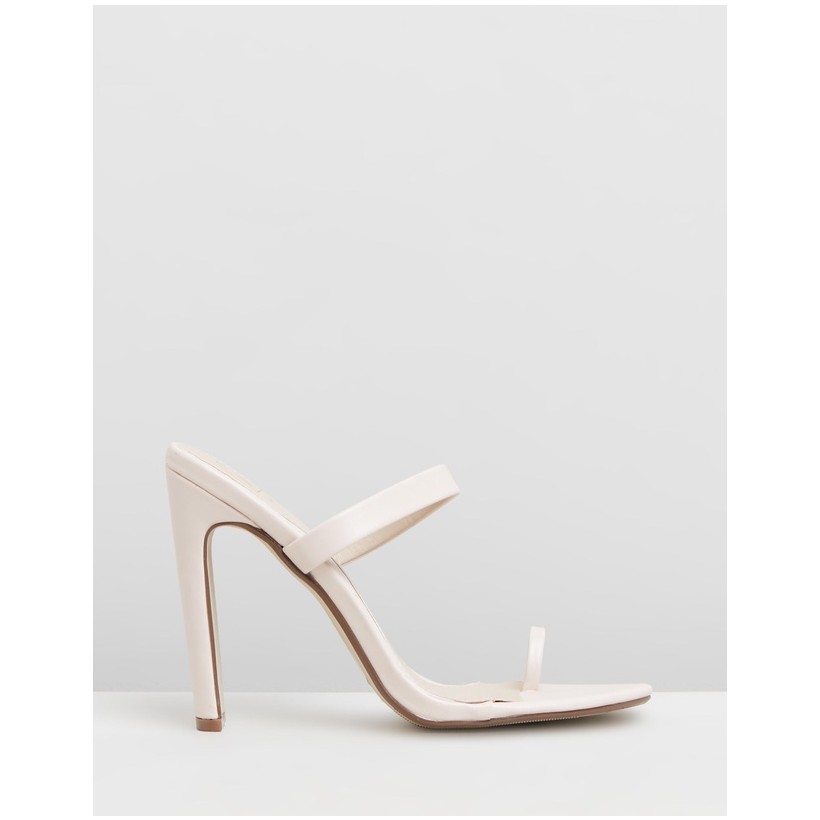 Toe Post Mules Nude by Missguided