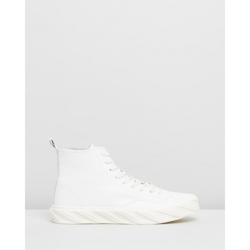 Top Sneakers White Leather by Age