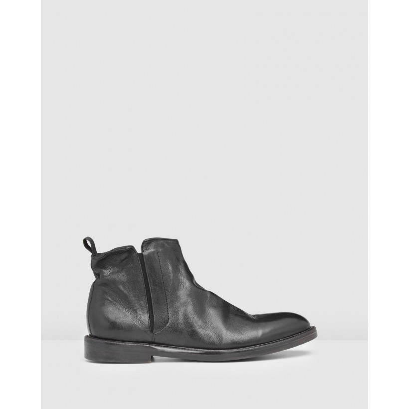 Townsend Chelsea Boots Black by Aquila