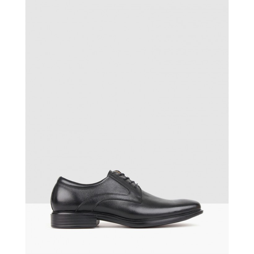 Trade Leather Dress Shoes Black by Airflex