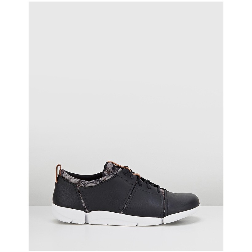 Tri Fit Black Combo Leather by Clarks