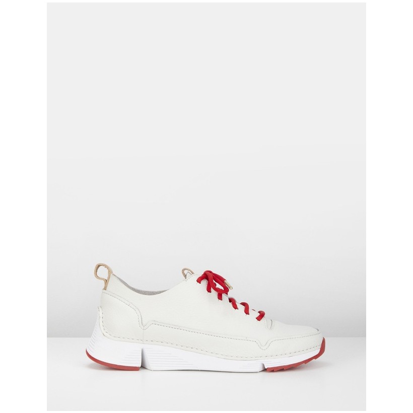 Tri Spark - Women's White/Red by Clarks