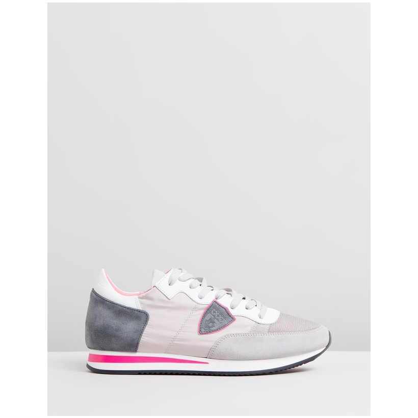 Tropez Sneakers White & Grey by Philippe Model