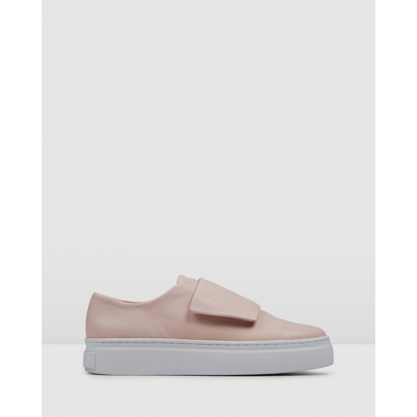 Tullie Sneakers Blush Leather by Jo Mercer