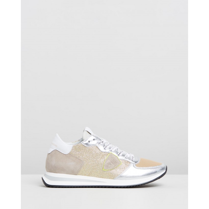 TZLD Sneakers Silver & Gold Glitter by Philippe Model
